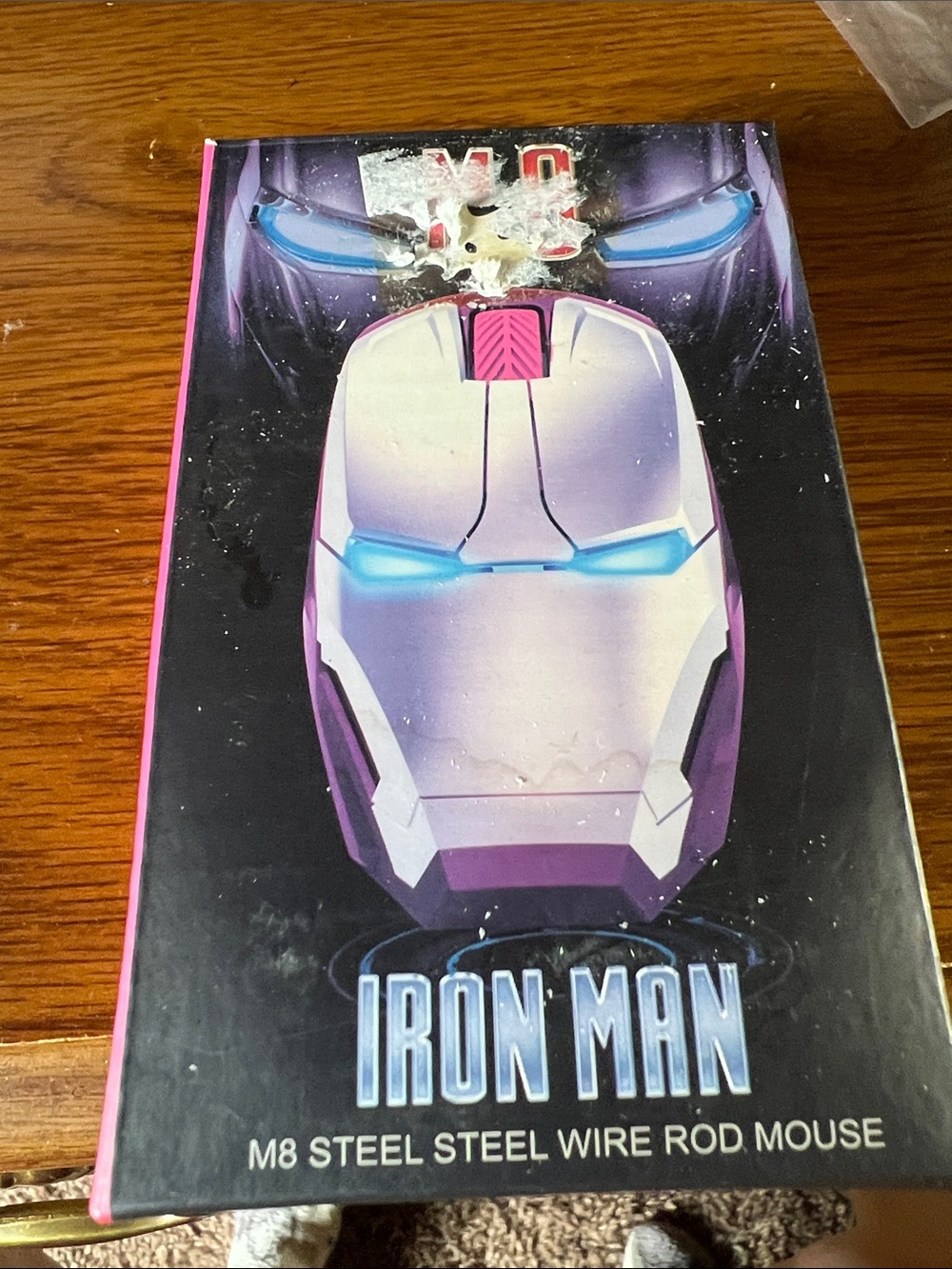 Iron Man Pink and Purple Wall Decor Poster
